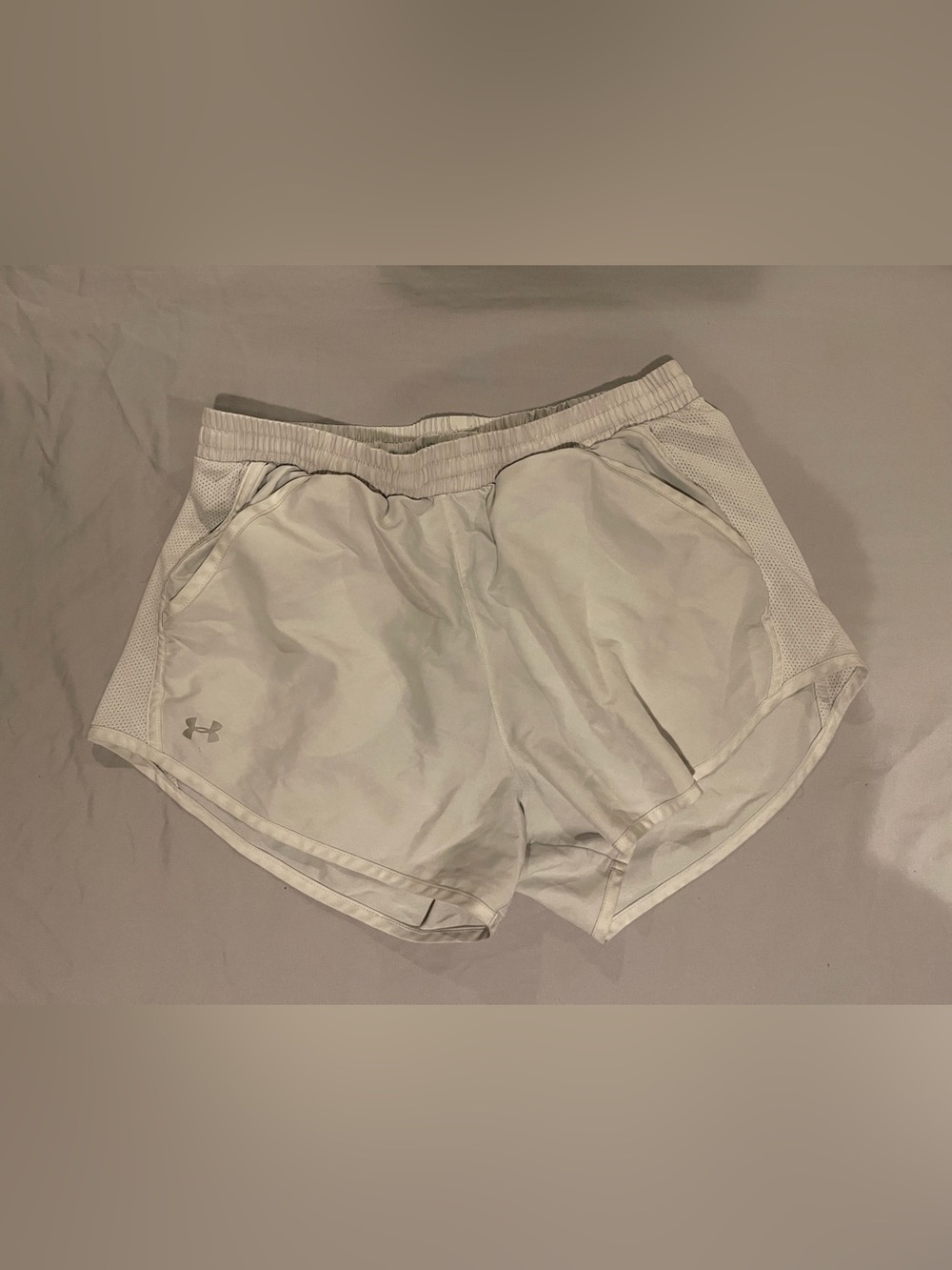 Under Armour White Women's Athletic Shorts